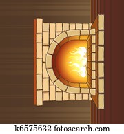 Fireplace Stock Image | k0149870 | Fotosearch