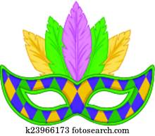 Mardi Gras mask Mardi Gras mask