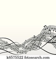 música, plano de fondo