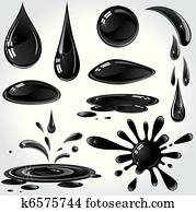 Oil Drops Oil Drops