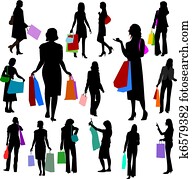People - Women Shopping No.2. People - Women Shopping No.2.