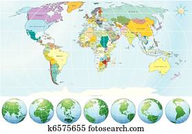 Political World Map Political World Map