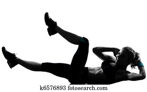 woman workout fitness posture abdominals push ups