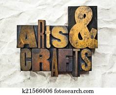 Arts & Crafts Letterpress Arts & Crafts Letterpress