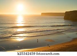 surfando, em, portugal