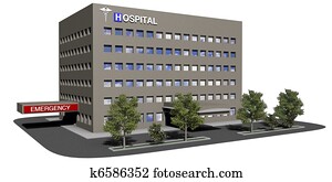 בית חולים, בנין, ב, a, רקע לבן