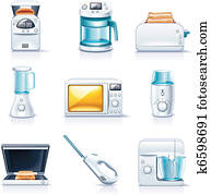 Vector household appliances. P.1 Vector household appliances. P.1