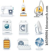 Vector household appliances. P.4 Vector household appliances. P.4