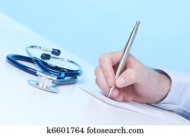 doctor, escribir, receta