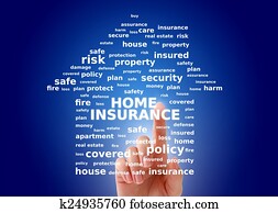 Home insurance concept. Home insurance concept.