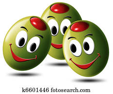 Olives filled with smile Olives filled with smile