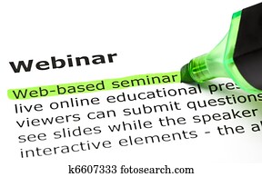 Webinar, definição