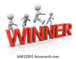 3d man winner jump 3d man winner jump