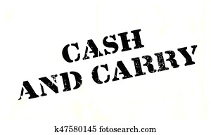 Cash And Carry rubber stamp Cash And Carry rubber stamp