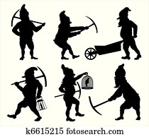 GNOMES Silhouettes SET1 GNOMES Silhouettes SET1