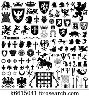 Heraldic symbols and elements Heraldic symbols and elements