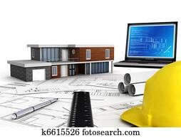   Modern House construction