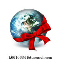 mondiale, comme, a, cadeau