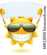 שמח, קיץ, שמש