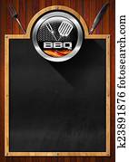 Blackboard for Barbecue Menu Blackboard for Barbecue Menu
