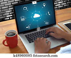 Cloud Computing diagram Network Data Storage Technology Service Cloud Computing diagram Network Data Storage Technology Service