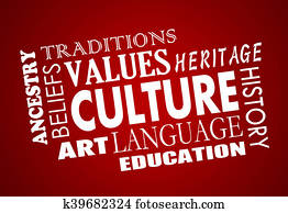 Culture Heritage Diversity Language Word Collage 3d Illustration