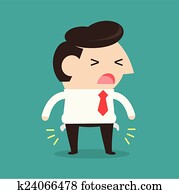 homem negócios, perder, dinheiro