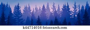 kiefernwald, landschaft, berg, himmel, w?lder kiefernwald, landschaft, berg, himmel, w?lder
