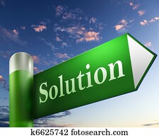 muestra del camino, con, empresa / negocio, términos, en, él