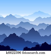 Seamless mountain landscape Seamless mountain landscape