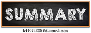 Summary - chalkboard concept Summary - chalkboard concept