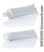 tooth paste over white background tooth paste over white background