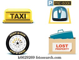 Travel and vacations icons. P.2