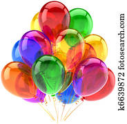 Balloons birthday party decoration