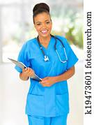 female african american medical professional 