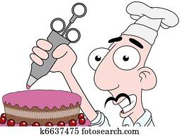 Icing cake Icing cake