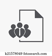 mitarbeitergruppe, symbol mitarbeitergruppe, symbol