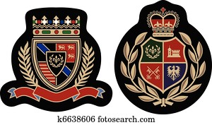 moda, emblema, emblema