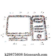 people shape  computer cartoon