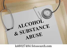 Alcohol & Substance Abuse - medical concept Alcohol & Substance Abuse - medical concept