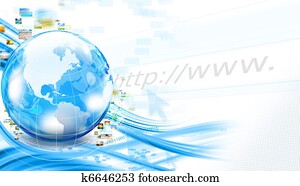 Business world background