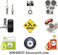Car service icons. P.3 Car service icons. P.3