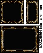 deco arte, gatsby, fundos