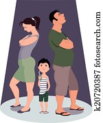 divorcio, lastima, niños