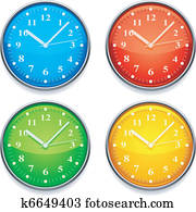 farbe, clock. farbe, clock.