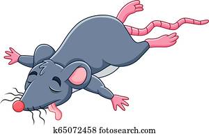 karikatur, tot, maus karikatur, tot, maus