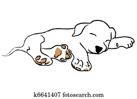 Sleeping puppy Sleeping puppy