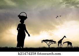 אישה אפריקנית