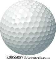 bola golfe, ilustração