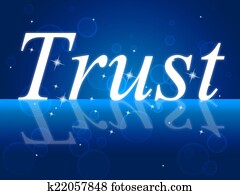 confiança, fé, indica, acreditar, em, e, trusted